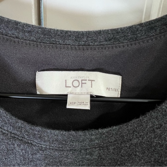 Loft Womens Twofer Tank Midi Dress in Gray/Pink, Size XS - Picture 5 of 7